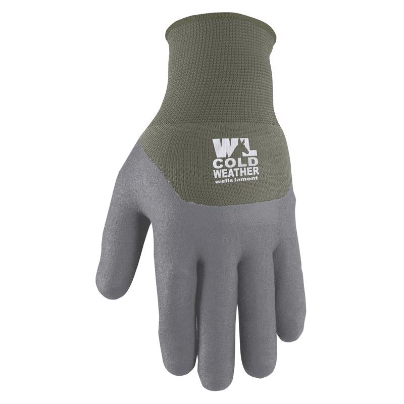 Wells Lamont Women's Outdoor Cold Weather Winter Work Gloves Black/Gray S 1 pair