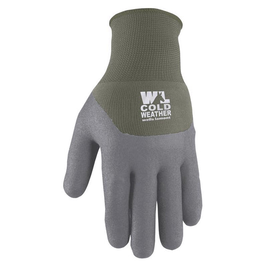 Wells Lamont Women's Outdoor Cold Weather Winter Work Gloves Black/Gray S 1 pair