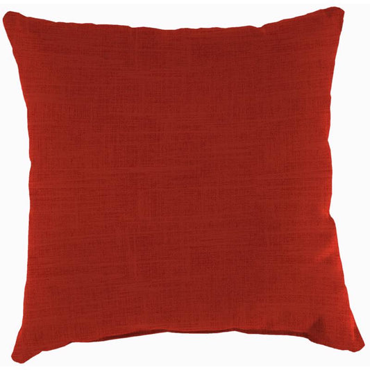 Jordan Manufacturing Orange Polyester Toss Pillow