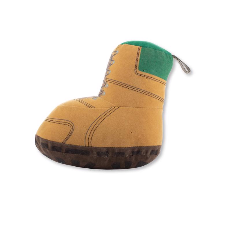 Pet Shop by Fringe Studio Brown/Green Plush Watch Your Step Dog Toy 1 pk