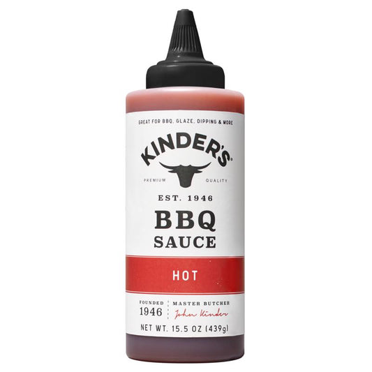 Kinder's Hot BBQ Sauce 15.5 oz