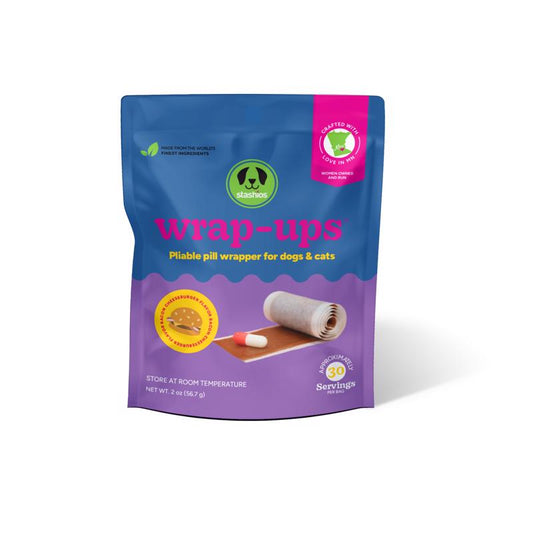 Stashios Wrap-Ups Bacon Cheeseburger Grain Free Pill Pockets For Dogs 2 oz 12 pk