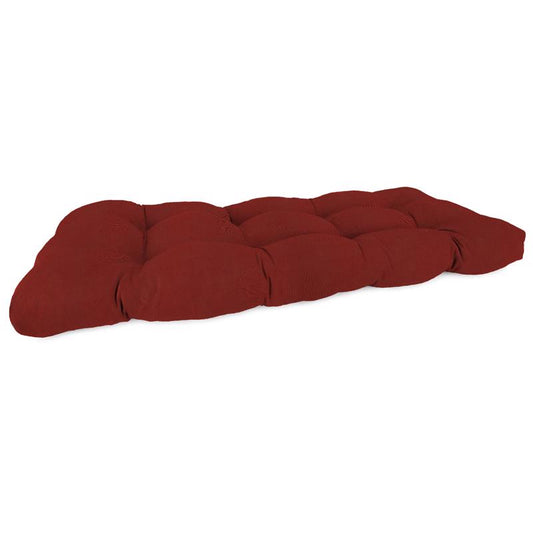 Jordan Manufacturing Red Polyester Bench Cushion 4 in. H X 19 in. W X 46 in. L