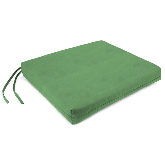 Jordan Manufacturing Green Polyester Seat Cushion 2 in. H X 17 in. W X 19 in. L