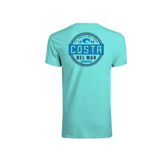 Costa XXL Short Sleeve Men's Crew Neck Caribbean Prado Tee Shirt