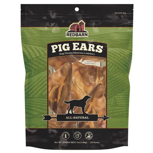 Redbarn Pork Grain Free Pig Ear For Dogs 7 oz 1 pk
