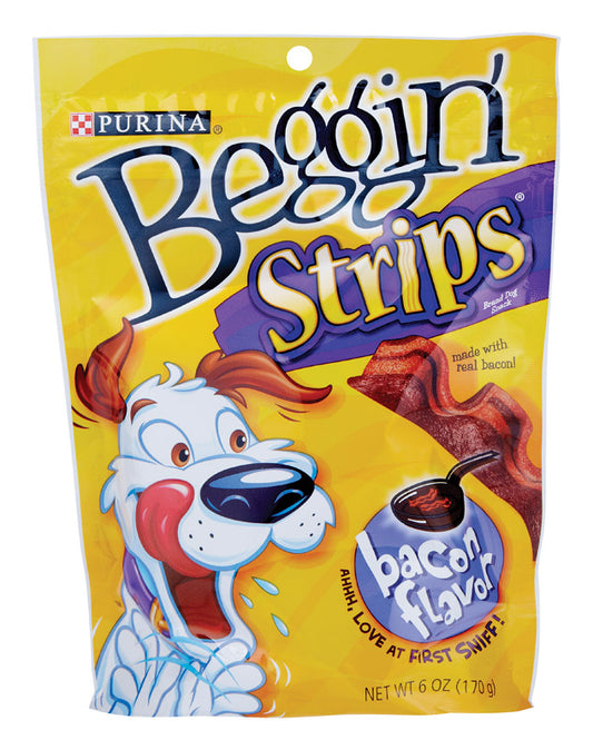 Purina Beggin Strips Bacon Treats For Dog 6 oz 1 pk
