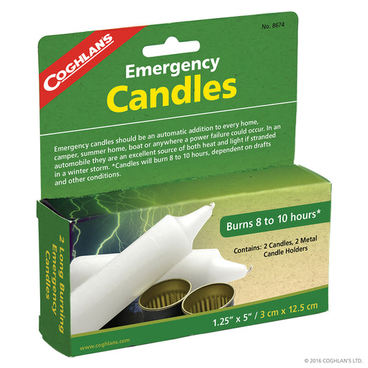 Coghlan's White No Scent Scent Emergency Candle