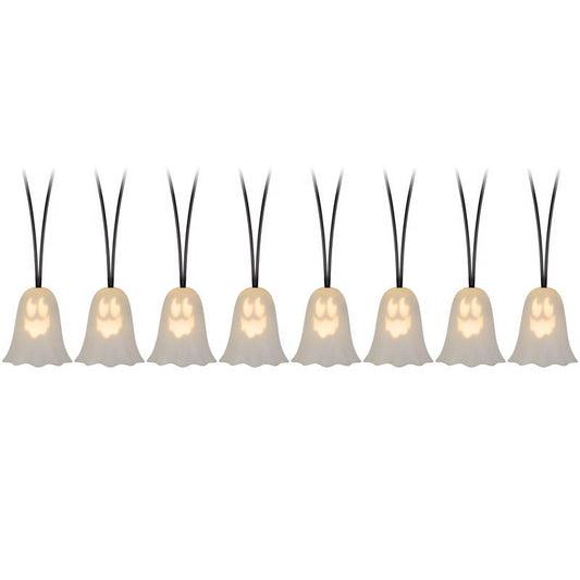 Gemmy 3 in. LED Prelit Musical Ghosts String Lights