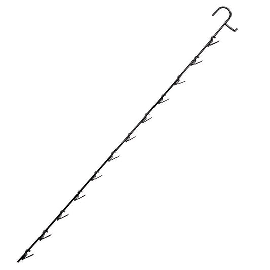 31 in. Black Metal Clip Strip 10 pk