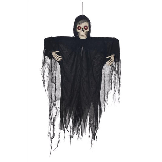 Seasons 39 in. Prelit Hanging Talking Ghoul Halloween Decor