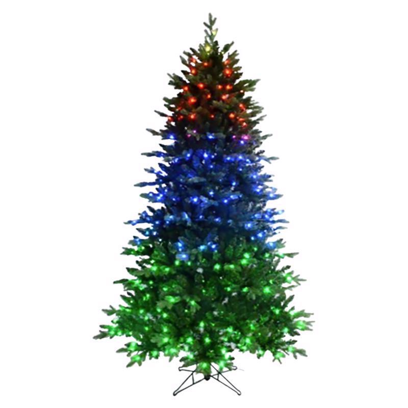 Celebrations 7 ft. Slim LED 400 ct Fraser Fir Color Changing Christmas Tree
