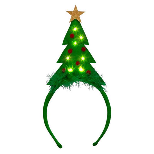 Dyno Tree with LED Lights Headband Felt 1 pk