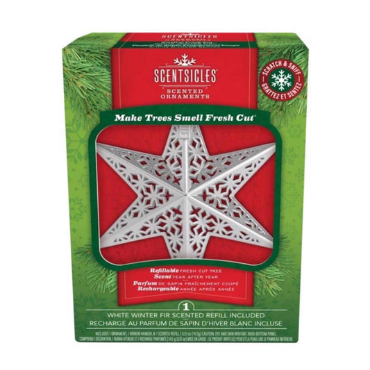 Scentsicles White Star Ornament