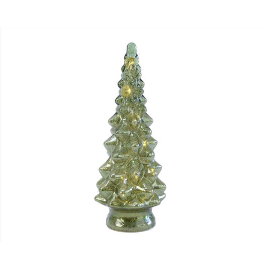 Lumineo LED Green Lighting Christmas Tree 13 in.