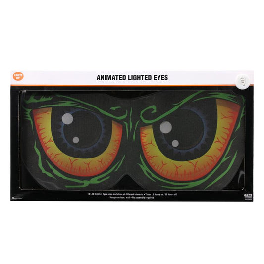Occasions 11 in. LED Animated Lighted Eyes Halloween Decor