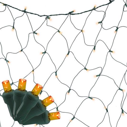 Celebrations Orange 100 ct LED Halloween Net Lights