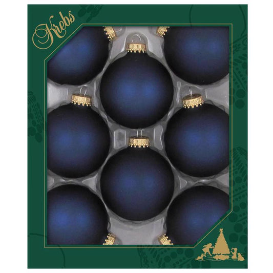 Christmas By Krebs Midnight Haze Ball Ornaments 2-5/8 in.