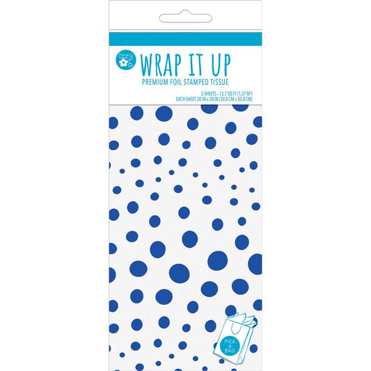 Paper Images Blue Fuchsia Tissue Paper