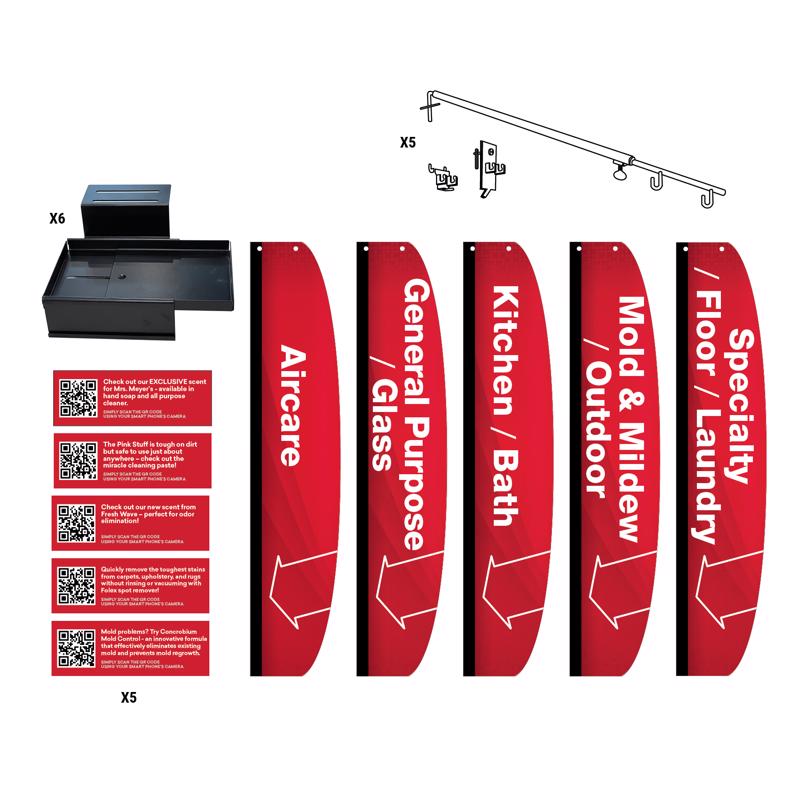 Standard Paint/Sundries/Cleaning Sign Kit Updated Cleaning Kit