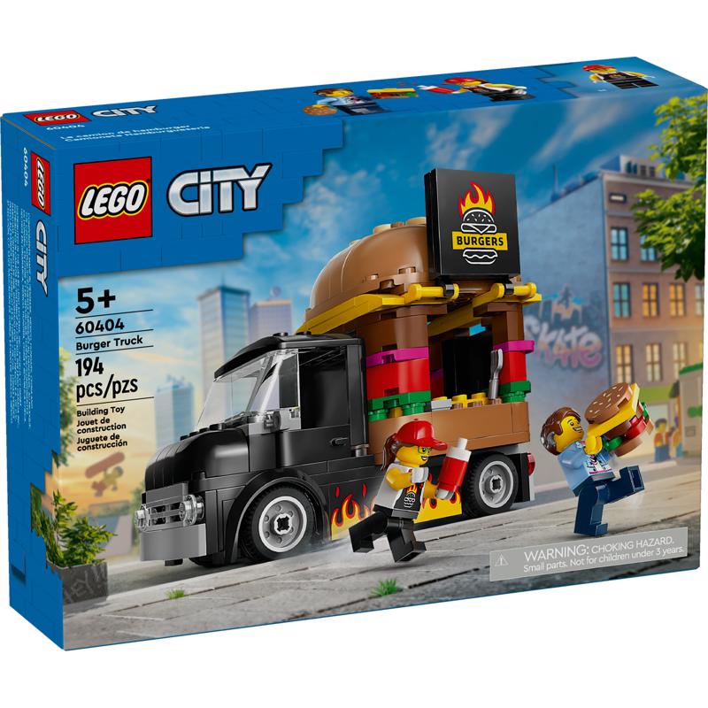 LEGO City Burger Truck Building Set Multicolor