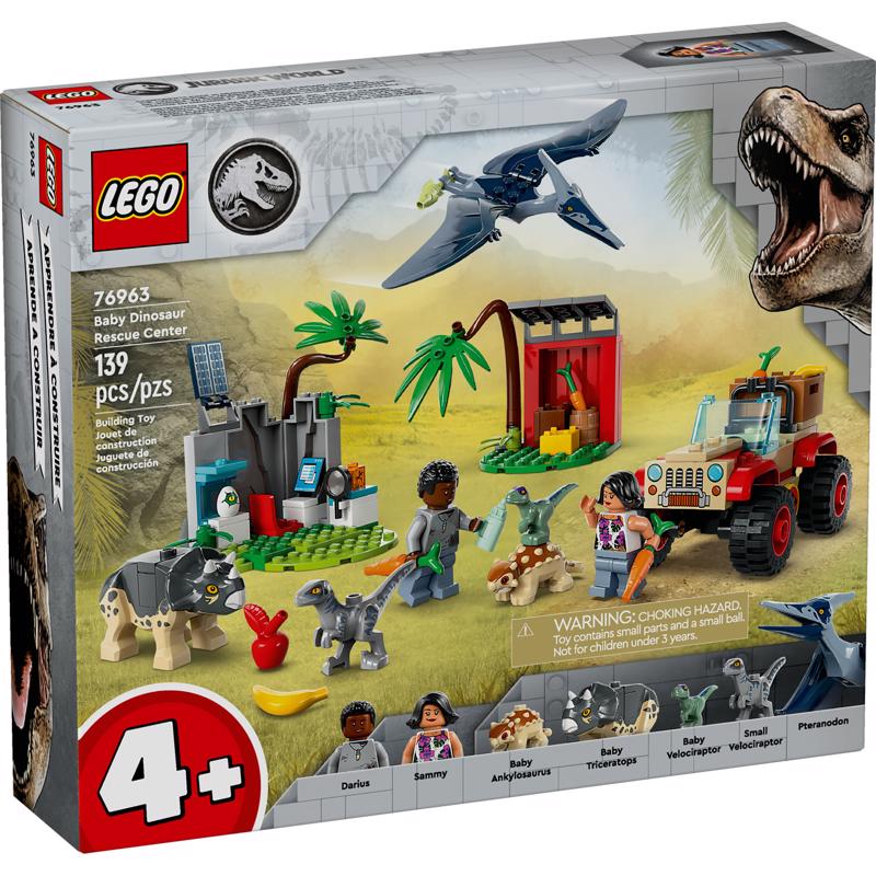LEGO Jurrasic World Baby Dinosaur Rescue Center Building Set Multicolor