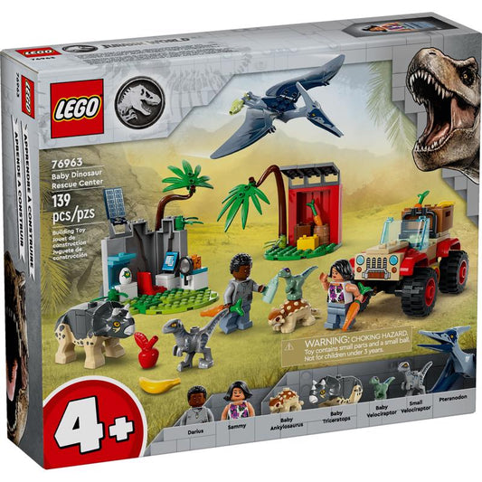 LEGO Jurrasic World Baby Dinosaur Rescue Center Building Set Multicolor