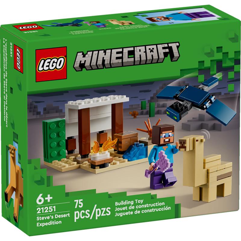 LEGO Minecraft Steve's Desert Expedition Building Set Multicolor