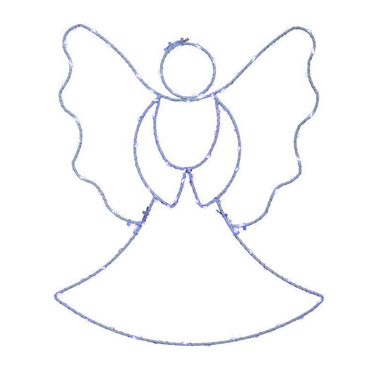 Celebrations LED Multi Angel Silhoutte 13 in. Hanging Decor