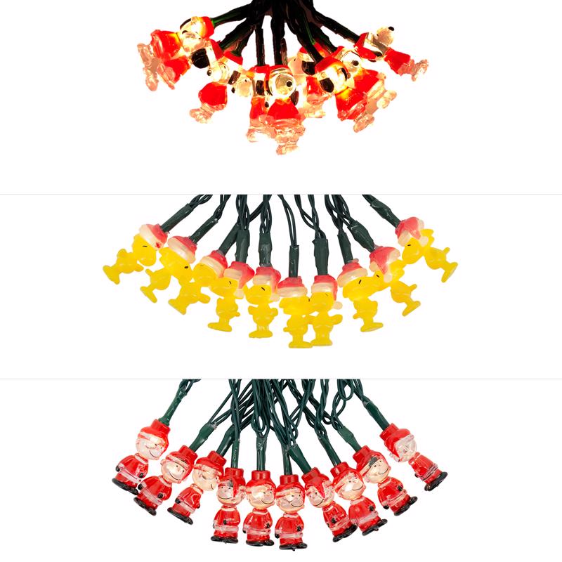 ProductWorks Peanuts Brilliant LED 10 ct String Christmas Lights