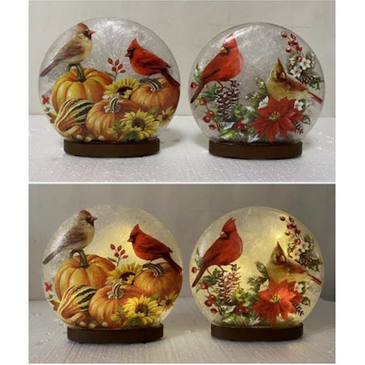 Gerson Cardinal Luminary Table Decor 7 in.