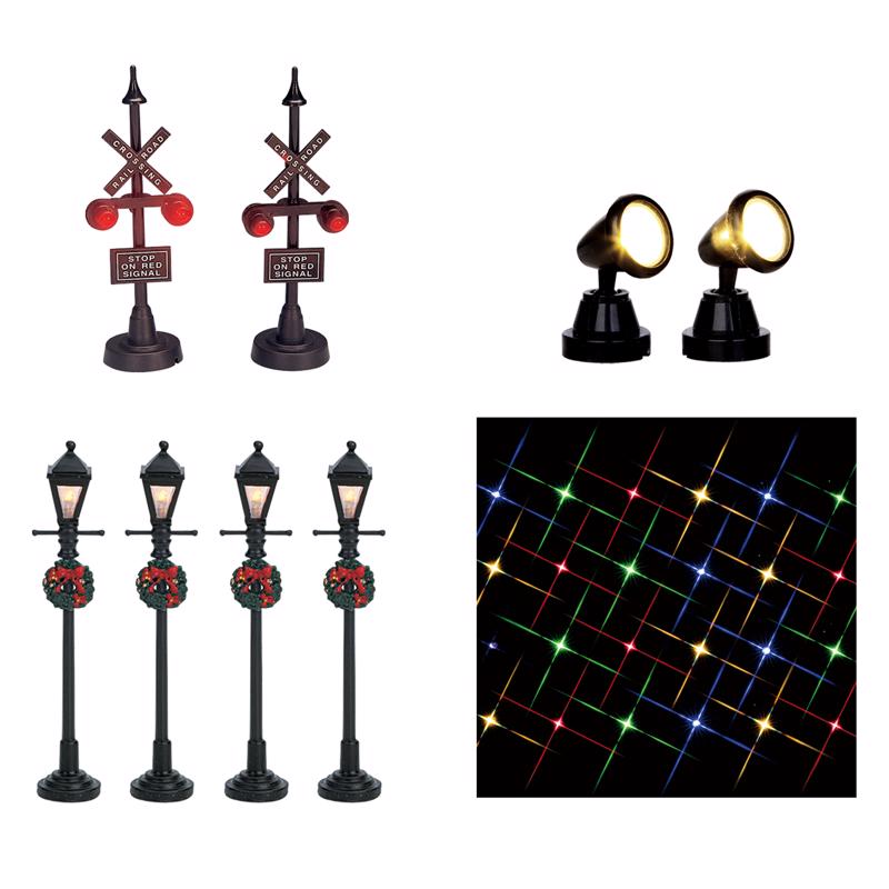 Lemax Christmas Light Village Accessories