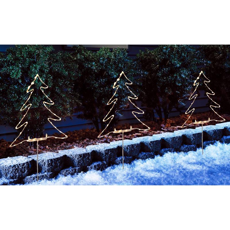 Sienna LED Warm White Tree 26.3 in. Pathway Decor