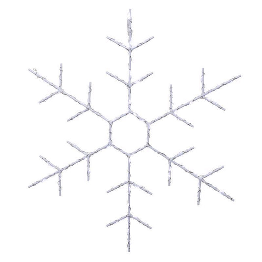 Celebrations LED Snowflake Silhouette 14 in. Hanging Decor
