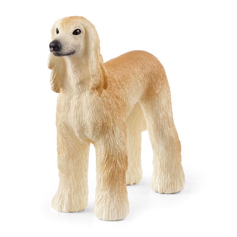 Schleich Afghan Hound Dog Figurine Brown 1 pc