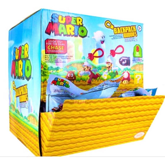 NYS Life Backpack Buddies Super Mario Figure Hangers Multicolored