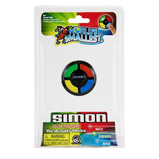 World's Smallest Simon Game Multicolored
