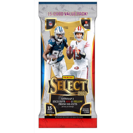 Panini NFL 2023 Select Fat Pack Trading Cards