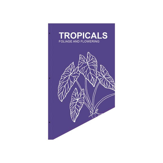 Standard L&G/Outdoor Living Sign Kit Live Goods Banner - Tropicals