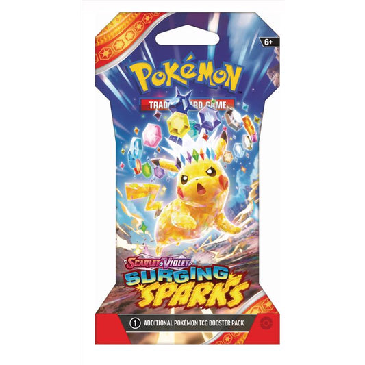 Pokemon Surging Sparks Sleeved Booster Pack Trading Cards