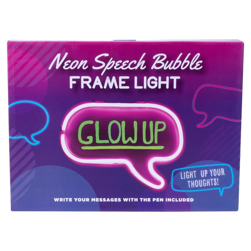 Fizz Light Up Neon Effect Message Frame 1 pk