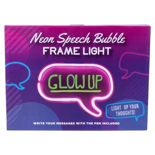 Fizz Light Up Neon Effect Message Frame 1 pk