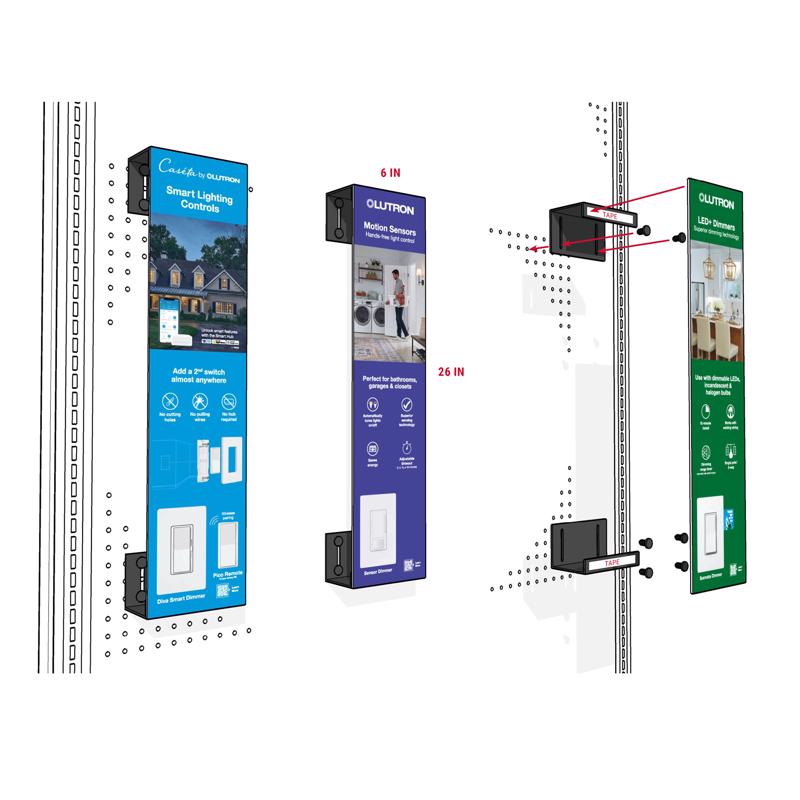 Standard Electrical Sign Kit Lutron Sign Kit