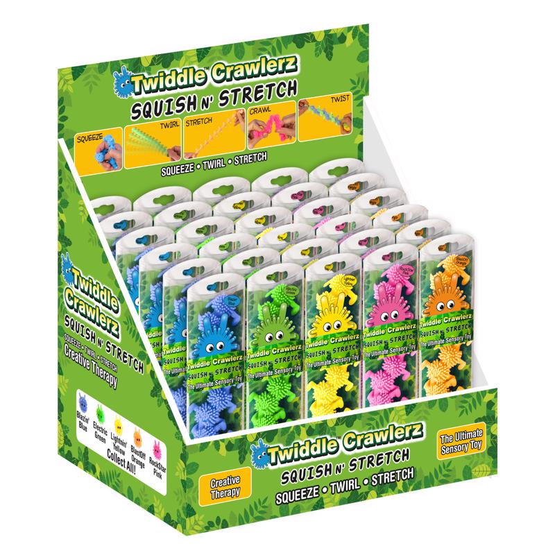 Zorbitz Twiddle Squish N Stretch Sensory Toy Assorted