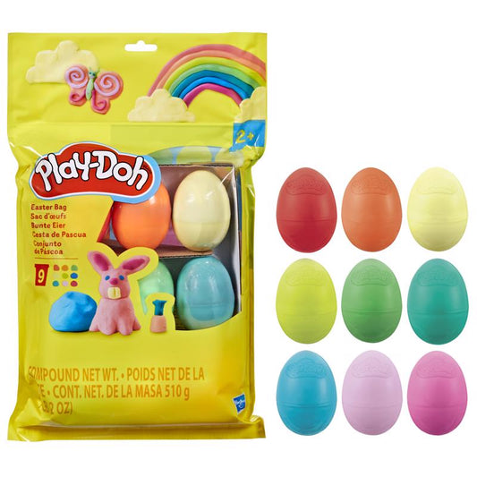 Hasbro Play-Doh Easter Egg Bag Toy Assorted 9 pc