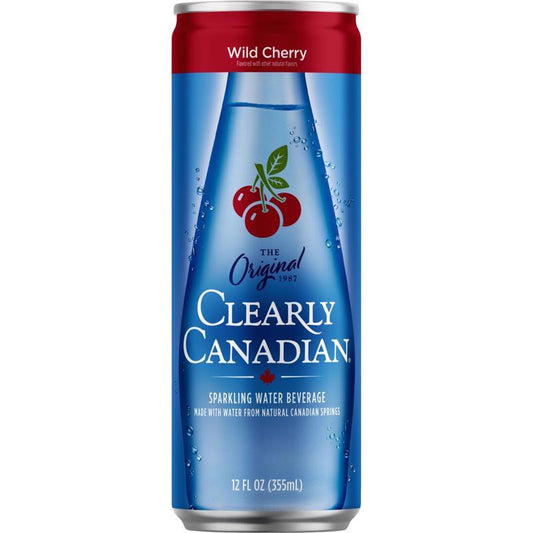 Clearly Canadian Cherry Sparkling Spring Water 12 fl. oz. 1 pk