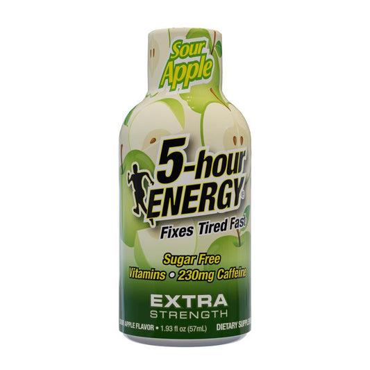5-hour Energy Extra Strength Sugar Free Sour Apple Energy Shot 1.93 oz