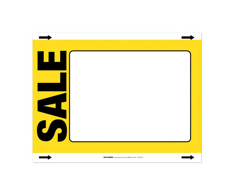 11 in. H X 8.5 in. W Office Supplies/Stationary Sign 100 each