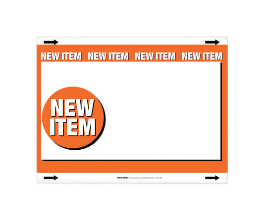 11 in. H X 8.5 in. W Office Supplies/Stationary Sign 25 each