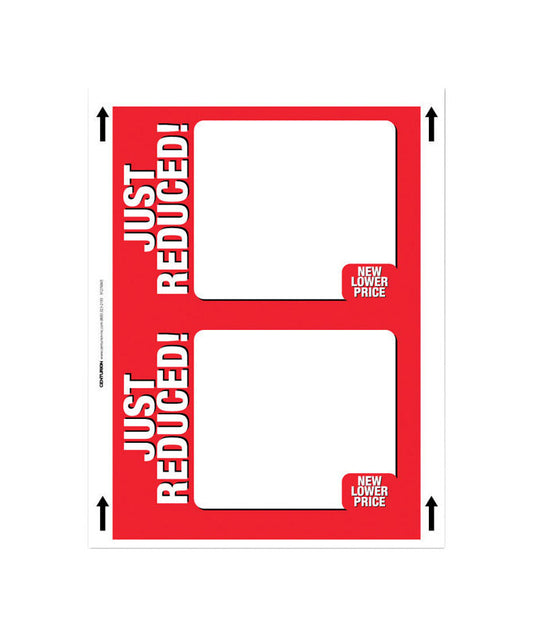 11 in. H X 8.5 in. W Office Supplies/Stationary Sign 100 each